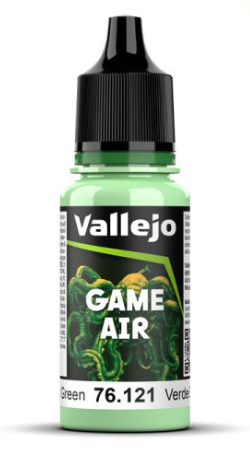 VALLEJO GAME AIR 76.121 GHOST GREEN (30) ACRYLIC AIRBRUSH PAINT 17ML