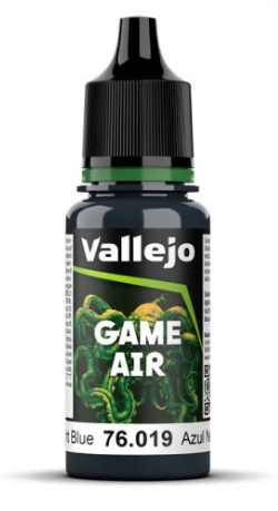 VALLEJO GAME AIR 76.019 NIGHT BLUE (23) ACRYLIC AIRBRUSH PAINT 17ML