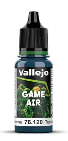 VALLEJO GAME AIR 76.120 ABYSSAL TURQUOISE (29) ACRYLIC AIRBRUSH PAINT 17ML