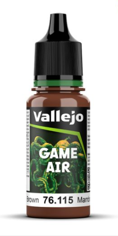 VALLEJO GAME AIR 76.115 GRUNGE BROWN (45) ACRYLIC AIRBRUSH PAINT 17ML