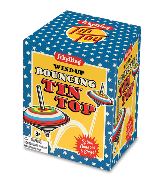 SCHYLLING WIND UP BOUNCING TIN TOP