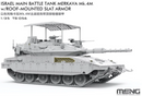 MENG TS-056 ISRAEL MAIN BATTLE TANK MERKAVA MK.4M WITH ROOF MOUNTED SLAT ARMOUR 1/35 SCALE PLASTIC MODEL KIT