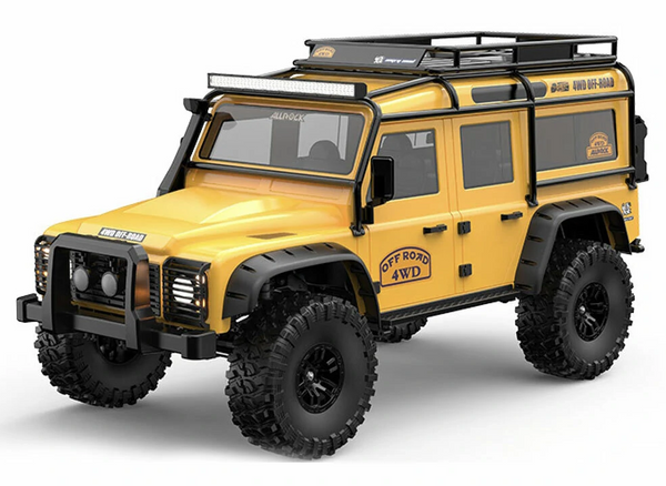 MJX H8HYELLOW ALLROCK 4WD BRUSHLESS CRAWLER 1/8 SCALE REMOTE CONTROL REQUIRES BATTERY AND CHARGER