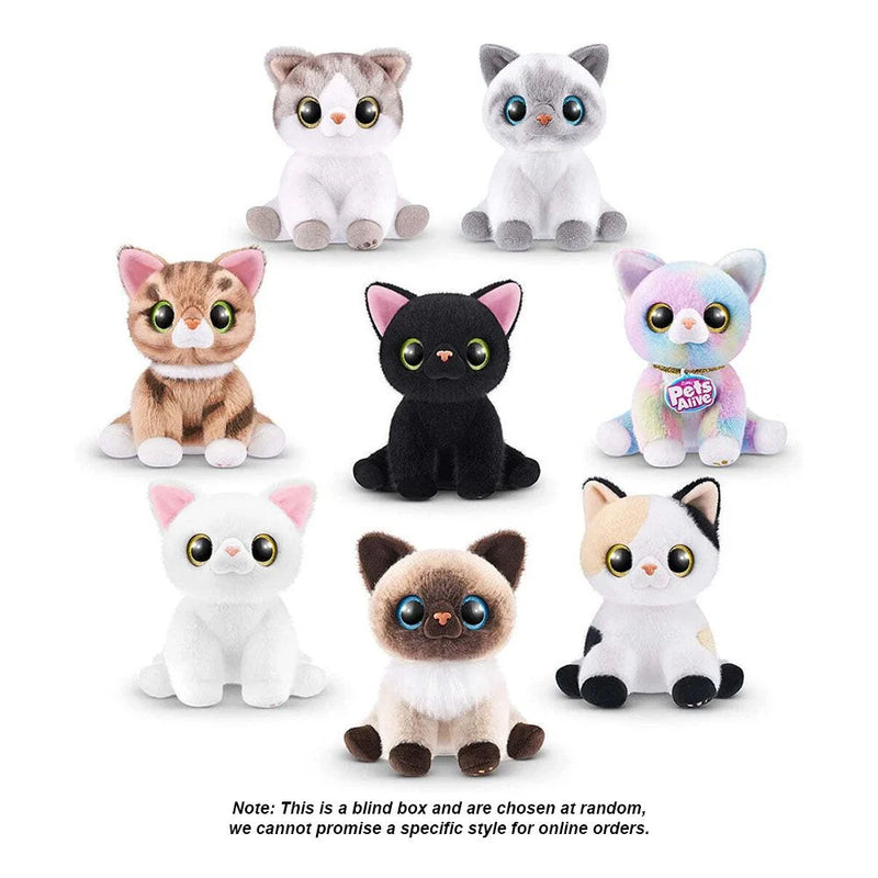 ZURU PETS SMITTEN KITTENS INTERACTIVE SURPRISE PLUSH ASSORTED