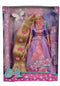 SIMBA STEFFI LOVE RAPUNZEL 29CM DOLL WITH PINK AND PURPLE DRESS