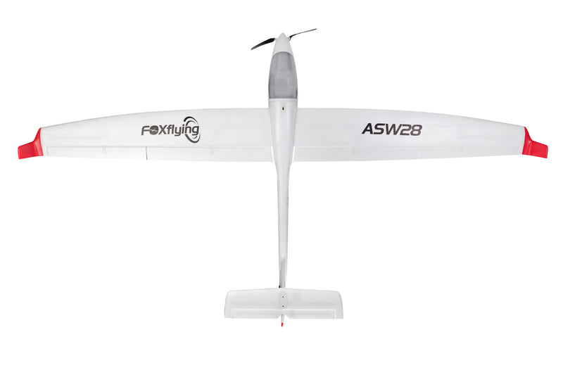 TOP RC 2000MM WINGSPAN ASW28 PNP RC POWERED GLIDER PNP PLUG AND PLAY REQUIRES TRANSMITTER, BATTERY AND CHARGER.