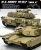 ACADEMY 13298 U.S ARMY M1A2 TUSK II 2008 1/35 SCALE PLASTIC MODEL KIT TANK