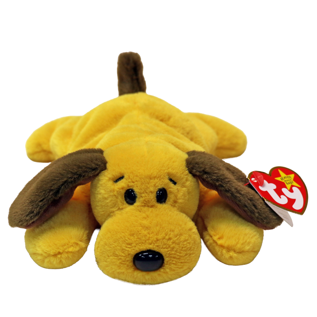 TY BEANIE BABIES BONES II BROWN DOG REGULAR PLUSH