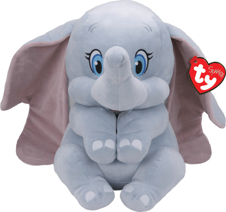 TY SPARKLE DISNEY DUMBO ELEPHANT LARGE PLUSH