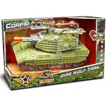 THE CORPS DIRE WOLF TANK WITH LIGHTS AND SOUND