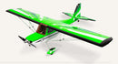 OMPHOBBY SUPER DECATHLON 55 INCH WINGSPAN GREEN, BLUE  AND WHITE BALSA MODEL PLANE PLUG AND PLAY - BULKY ITEM