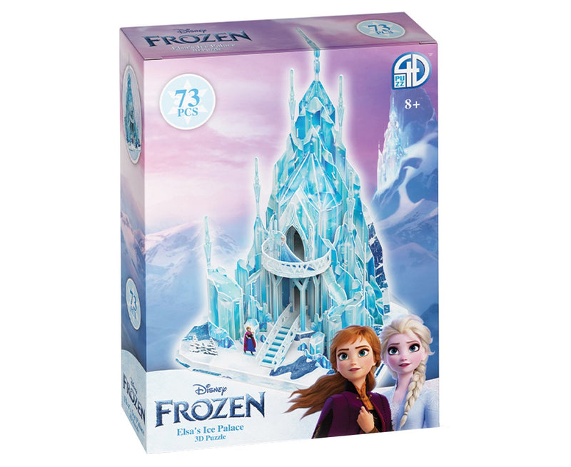 4D PUZZLE DISNEY FROZEN ELSA'S ICE PALACE 73 PEICES 3D PUZZLE PAPER MODEL KIT