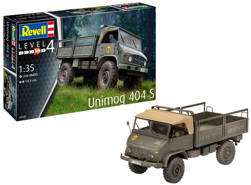 REVELL 03348 UNIMOG 404 S PLASTIC MODEL KIT