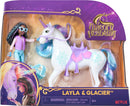 UNICORN ACADEMY LAYLA AND GLACIER SMALL DOLL AND UNICORN FIGURE