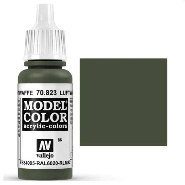 VALLEJO 70.823 MODEL COLOR LUFTWAFFE CAMO GREEN