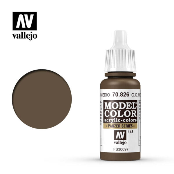 VALLEJO 70.826 MODEL COLOR GERMAN CAM MEDIUM BROWN