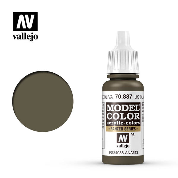 VALLEJO 70.887 MODEL COLOR US OLIVE DRAB