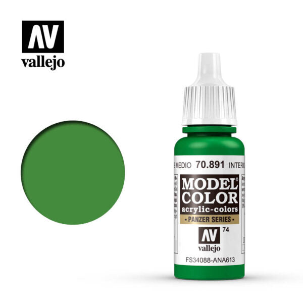 VALLEJO 70.891 MODEL COLOR INTERMEDIATE GREEN