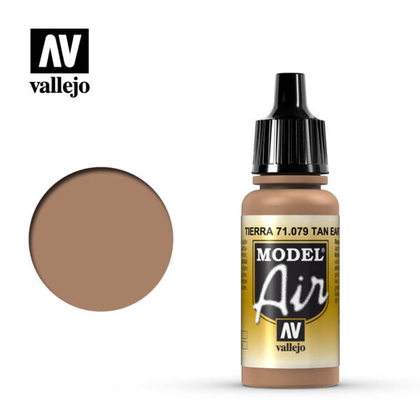 VALLEJO 71.079 TAN EARTH MODEL AIR PAINT 17ML