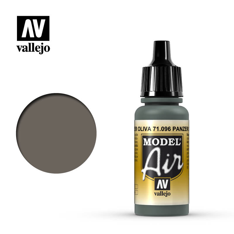 VALLEJO 71.096 OLIVE GREY MODEL AIR ACRYLIC PAINT 17ML