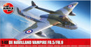 AIRFIX 06108 DE HAVILLAND VAMPIRE FB.5/FB.9 JET BOMBER 1/48 SCALE PLASTIC MODEL KIT BOMBER