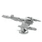 METAL EARTH MMS283 STAR TREK KLINGON VOR'CHA CLASS SPACESHIP 3D METAL MODEL KIT