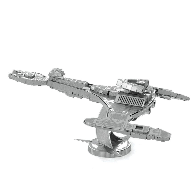 METAL EARTH MMS283 STAR TREK KLINGON VORCHA CLASS SPACESHIP 3D METAL MODEL KIT