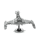 METAL EARTH MMS283 STAR TREK KLINGON VOR'CHA CLASS SPACESHIP 3D METAL MODEL KIT