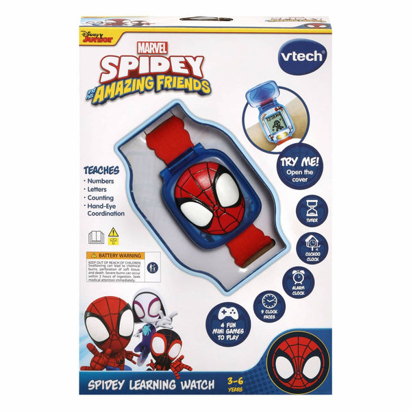 VTECH DISNEY JUNIOR MARVEL SPIDEY AND HIS AMAZING FRIENDS LEARNING WATCH