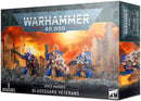 WARHAMMER 40,000 48-44 SPACE MARINES  BLADEGUARD VETERANS   INCLUDES 3 MINIATURES