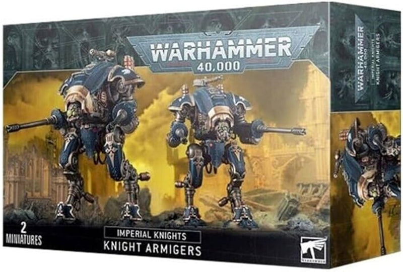 WARHAMMER 40,000 54-20 IMPERIAL KNIGHTS KNIGHT ARMIGERS INCLUDES 2 MINIATURES