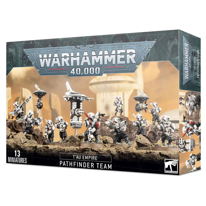 WARHAMMER 40000 56-09 T AU EMPIRE PATHFINDER TEAM INCLUDES 13 MINIATURES