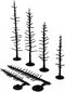 WOODLAND SCENICS TR1124 TREE ARMATURES 70 PINES 2 1/2INCH - 4INCH