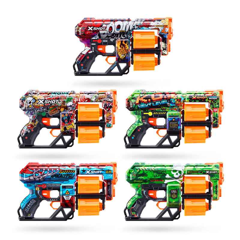 ZURU XSHOT SKINS LAST STAND FOAM DART GUN - WAR ZONE