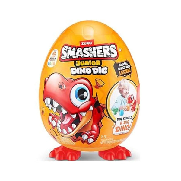 ZURU SMASHERS JUNIOR DINO DIG LARGE SURPRISE EGG T-REX