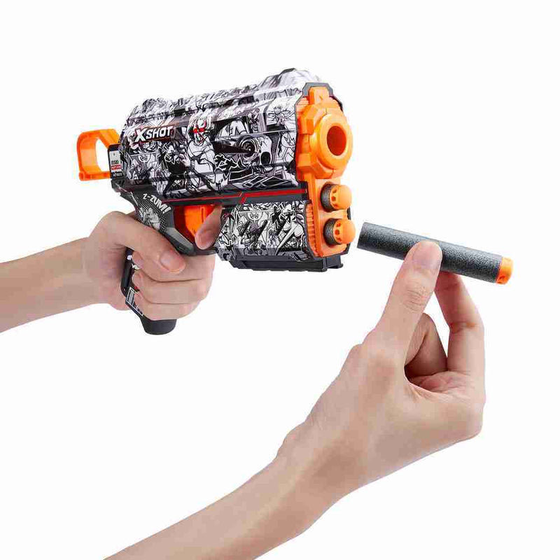 ZURU XSHOT SKINS FLUX FOAM DART GUN - ILLUSTRATE