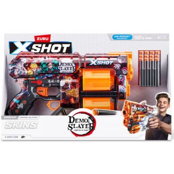 ZURU XSHOT SKINS DREAD FOAM DART GUN - DEMON SLAYER