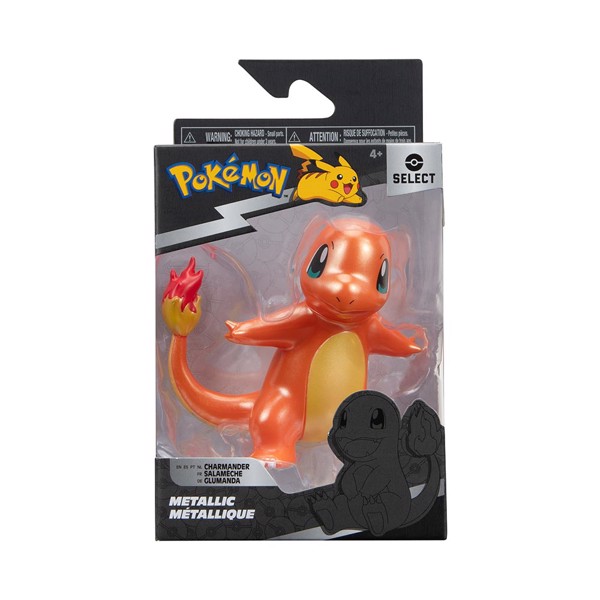 POKEMON SELECT - CHARMANDER  - METALLIC 10CM BATTLE FIGURE