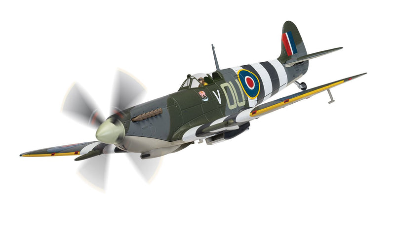 CORGI AA29103 D-DAY OPERATION OVERLORD SUPERMARINE SPITFIRE MKIXC SQ LEADER JOHN JOHNNIE HOULTON 1/72 SCALE METAL DIECAST MODEL