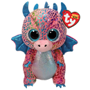 TY BEANIE BOOS FLINT PURPLE DRAGON REGULAR PLUSH