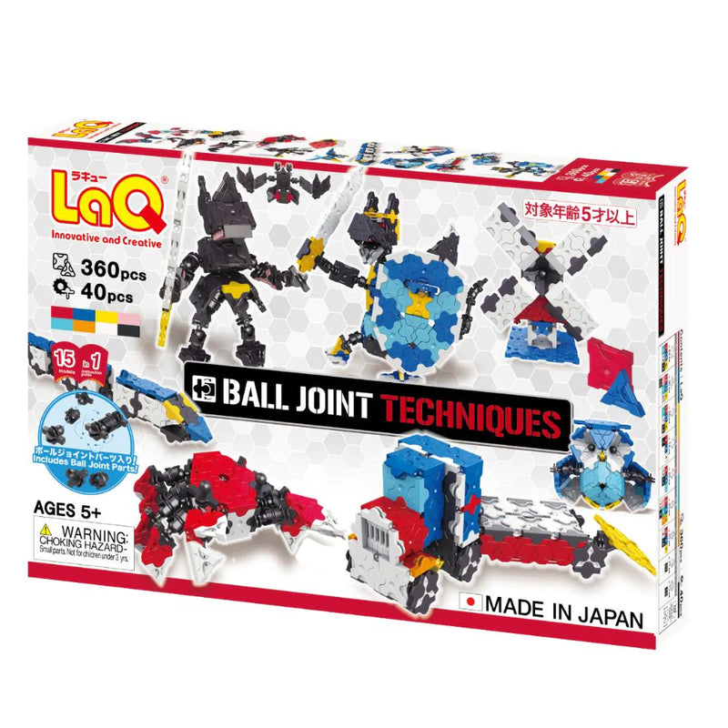 LAQ BALL JOINT TECHNIQUES 15 MODEL BUILDING BLOCK KIT 360 PIECES