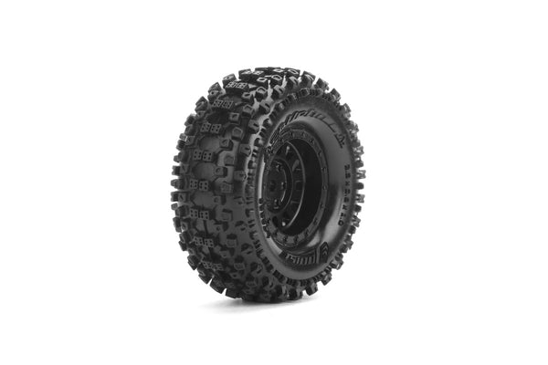 LOUISE L-T3369VB CR-UPHILL 1.0 CRAWLER TIRE 7MM HEX 1/18 AND 1/24 SCALE TYRES 2 PIECES