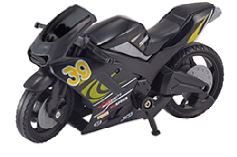 TEAMSTERZ STREET KINGZ SPEED BLACK METAL DIECAST BIKE