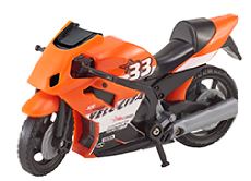 TEAMSTERZ STREET KINGZ SPEED BURNT ORANGE METAL DIECAST BIKE