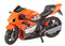 TEAMSTERZ STREET KINGZ SPEED BURNT ORANGE METAL DIECAST BIKE