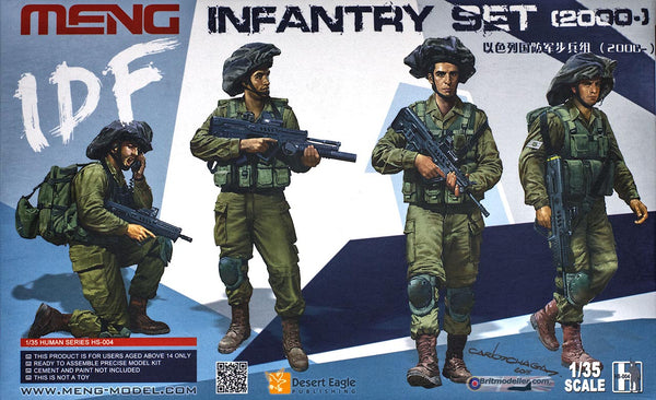 MENG IDF INFANTRY SET (2000-) HS-004 1/35 HUMAN SERIES