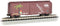 BACHMANN 17060 ARR 40 STEEL BOX CAR MISSOURI PACIFIC HERBIE N SCALE SILVER SERIES ROLLING STOCK