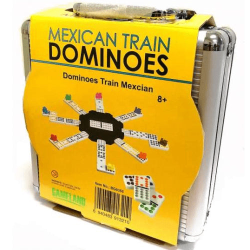 GAMELAND MEXICAN TRAIN DOMINOES GAME IN CASE