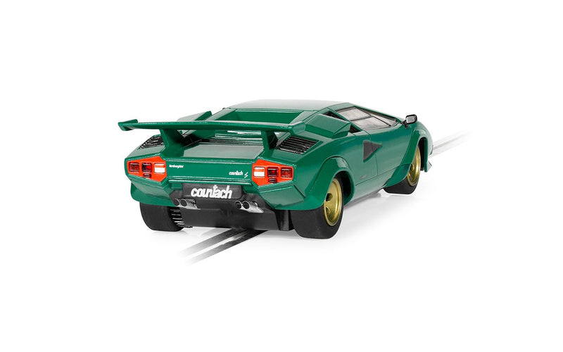 SCALEXTRIC C4500 LAMBORGHINI COUNTACH VERDE PINO 1/32 SCALE SLOT CAR