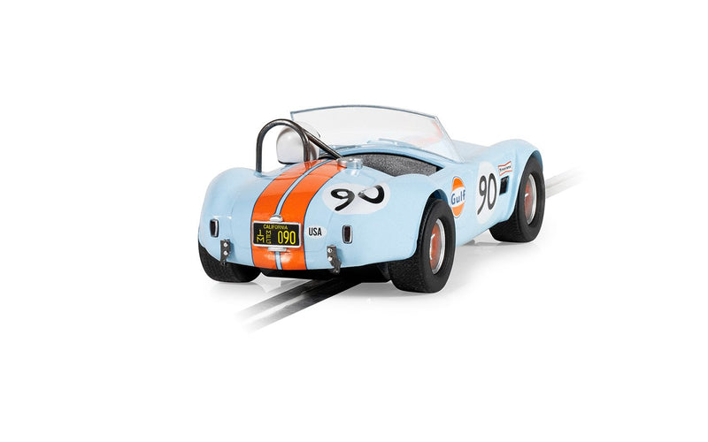 SCALEXTRIC C4509 SHELBY COBRA 289 GULF EDITION 1/32 SCALE SLOT CAR